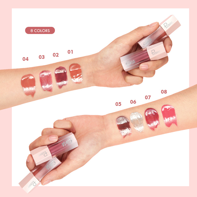 Beauty 8-color Liquid Lipstick Non Stick Cup Lip Gloss Non Fading Lip Gloss European And American Affordable Student Lip Gloss_voghion.com