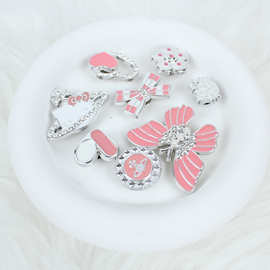 洞洞鞋配饰鞋花鞋扣配饰DIY鞋材蝴蝶结花爱心卫星宇宙KT猫