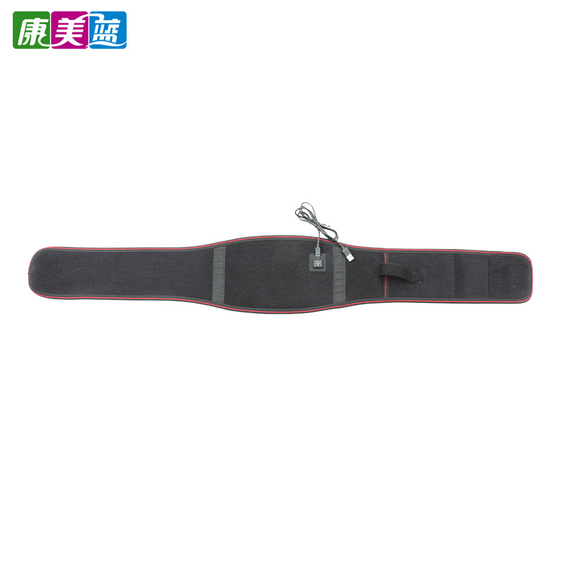 Cinturón de calefacción eléctrico, calentador de cintura eléctrico de fibra de carbono de 5V, almohadilla térmica abdominal para calentar, adecuada para hombres y mujeres, recargable por USB.