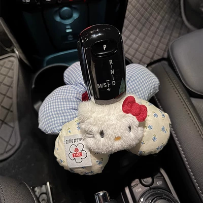 Decoration Car Gear Cover Gear Handle Cover Cute Universal Gear Cover Gear Protection Cover Car Interior Decoration Set