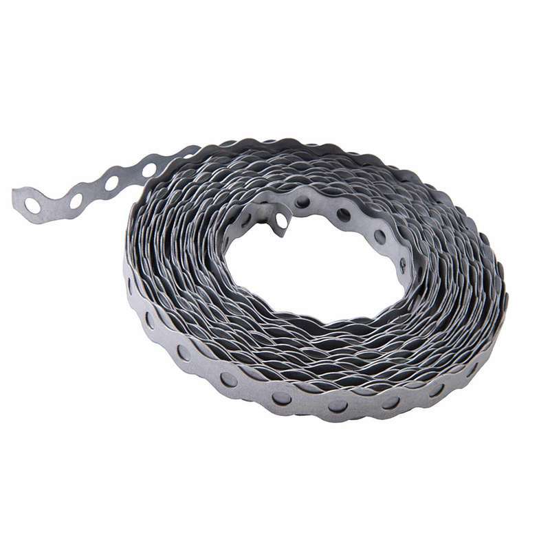 跨境水暖电气布线盒装曲边单孔加厚加强力连接风管多功能冲孔扎带