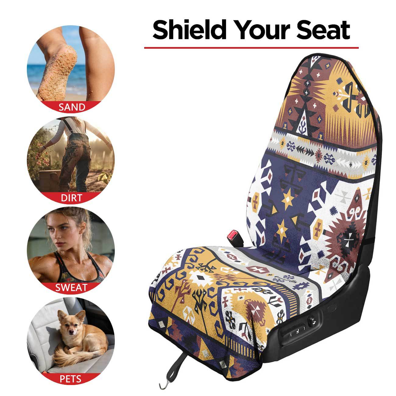 Car seat towel cover front seat protector suitable for gym and exercise, universal for all seasons, car use 31