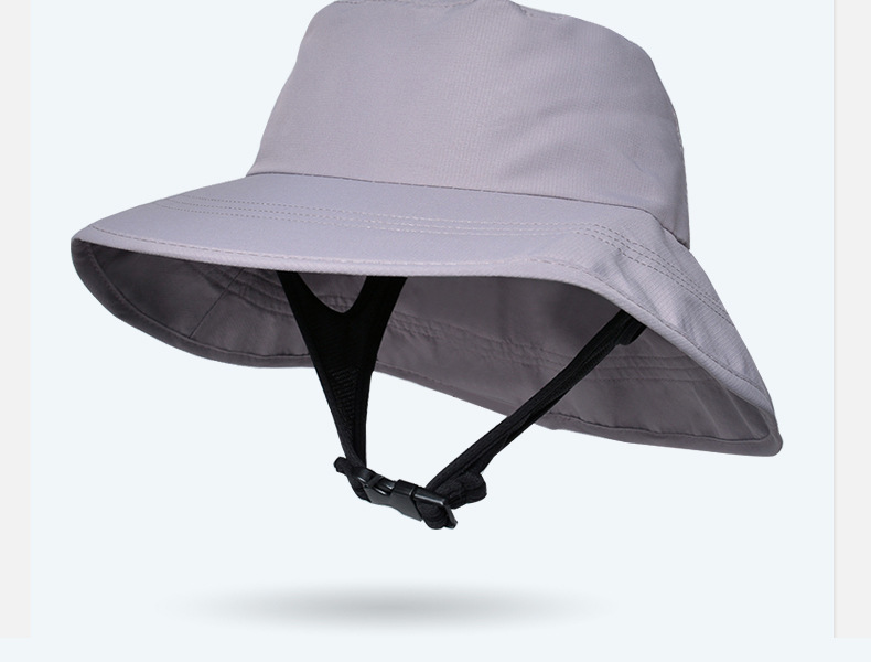 Wasserdichter Sonnenhut mit breiter Krempe, UV-Schutz, packbarer Safari-Bonnet-Hut für Männer und Frauen, Sommer-Outdoor-Strandmodell 8264 – Detail 15
