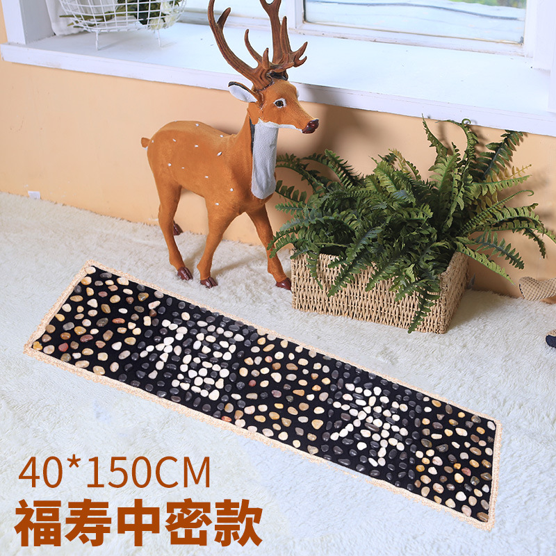 足裏マッサージマット玉石地マット雨花石足マット石指押さえ板家庭用ツボ足治療足マット