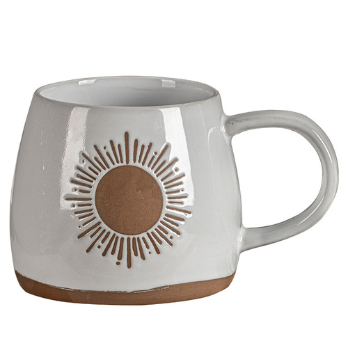 High-looking mug, universal Japanese retro breakfast cup, coffee cup, high-end ceramic large-capacity cup wholesale
