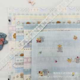 全棉双层纱布A类数码直喷面料婴童成人家居服 口水巾 防蚊裤 面料