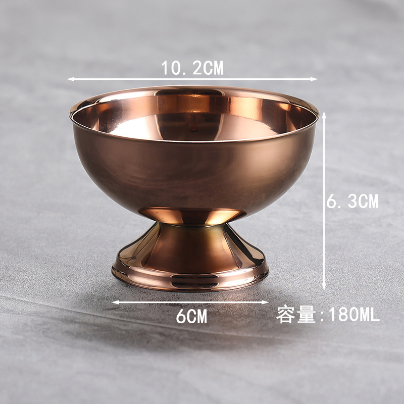 200ml 숏아이스크림컵(로즈골드)