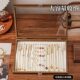 Necklace Storage Box Special Dustproof Bracelet Pearl High-end Light Luxury Exquisite 2025 New Solid Wood Jewelry Display Stand