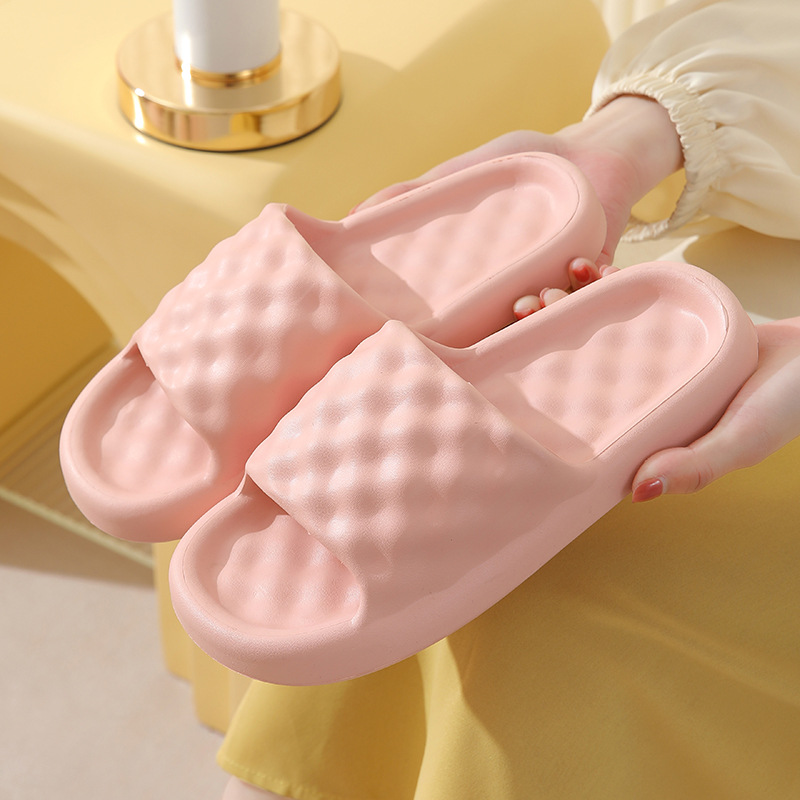 샌들과 슬리퍼 여성 여름 입고 배설물 느낌 남자 홈 커플 욕실 목욕 미끄럼 방지 실내 가정용 에바 슬리퍼