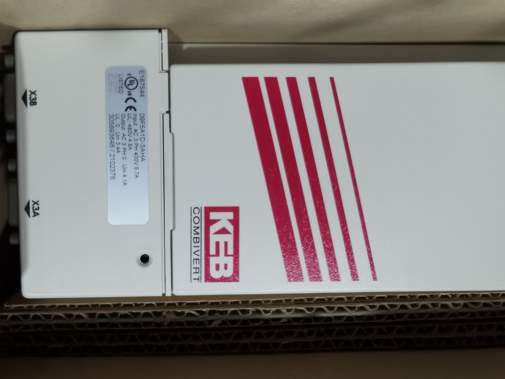 YA00D安装软件科比负责调试KEBF514CB变频器