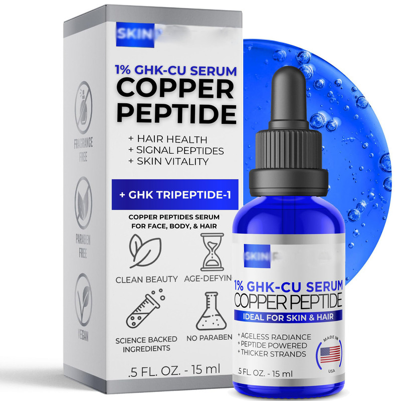 Oligopeptide Blue Copper Peptide Facial Serum for Daily Care of Facial Skin Oligopeptide Blue Copper Peptide Facial Serum for Daily Care of Facial Skin