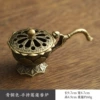 Handheld bronze copper Incense burner
