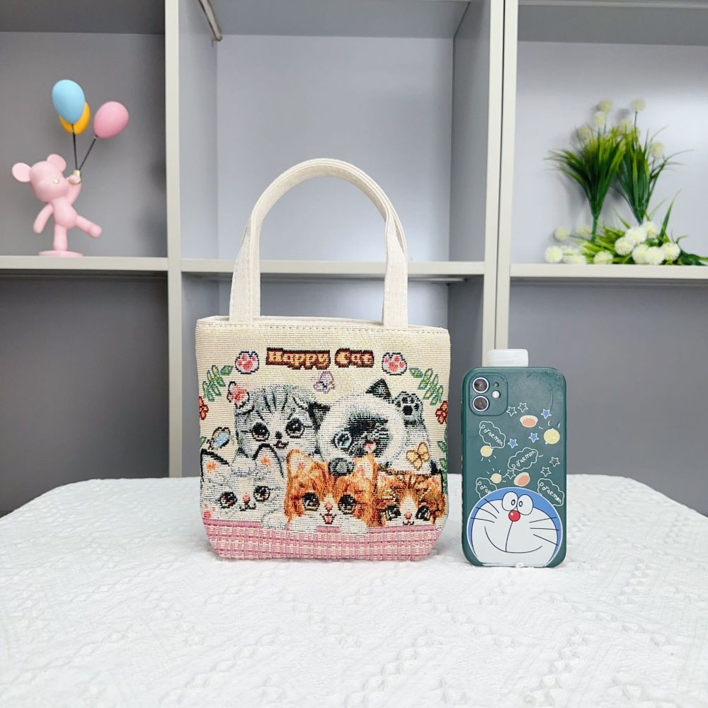 고양이 다섯 마리 [높이 18*가로 20cm]
