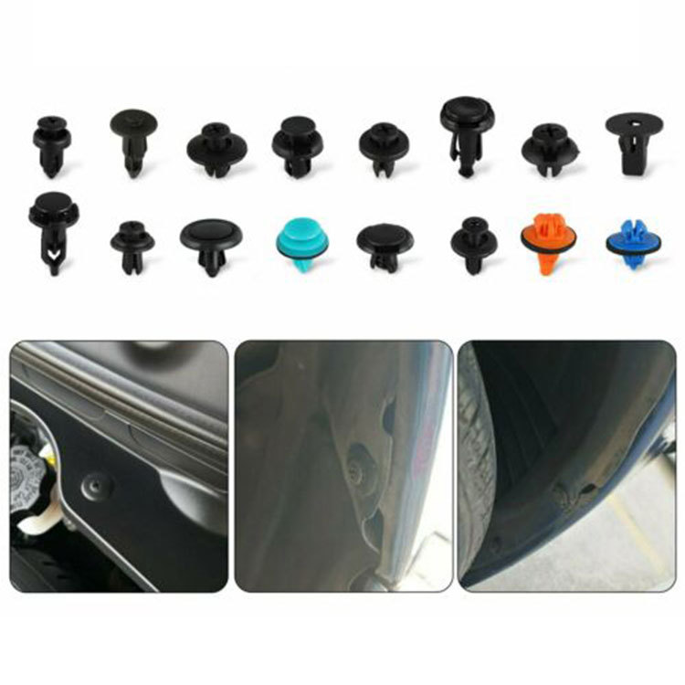 635 piezas de tres capas en caja hebilla del coche parachoques tornillo hebilla clip Fender remache traje mixto