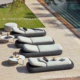 藤编桌椅;户外沙发;沙滩椅