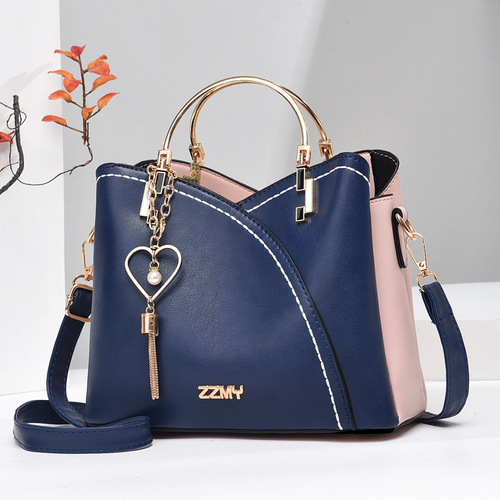 Bags for women cross-border new trendy fashion stitching handbags crossbody shoulder bag women's large capacity bucket women's bag
