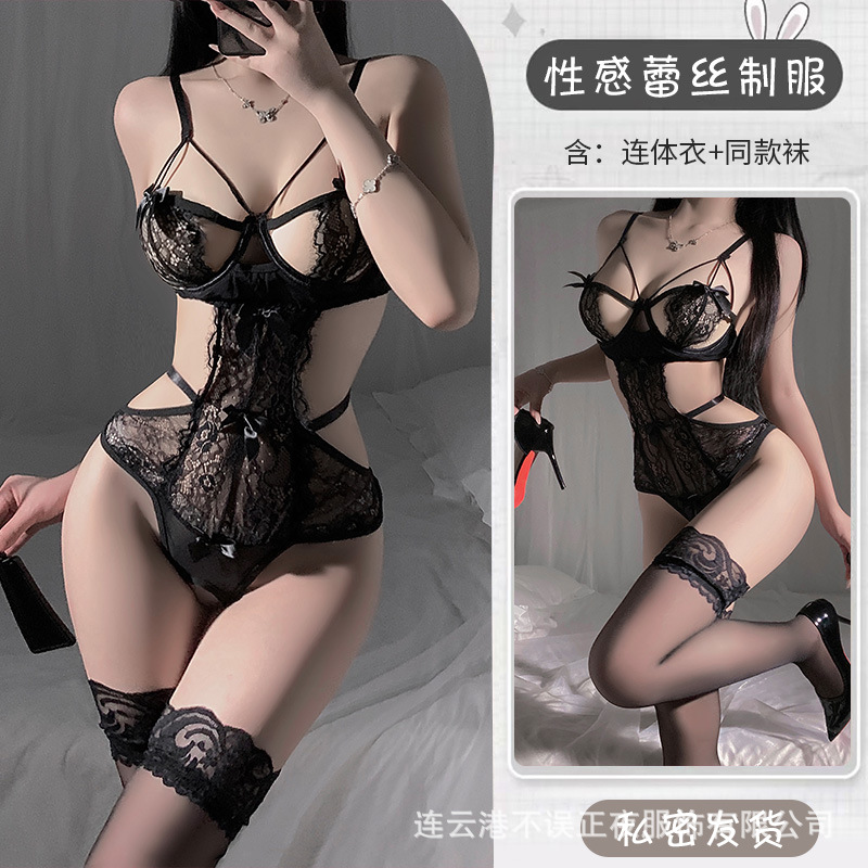 블랙 [원피스] + 매칭 양말