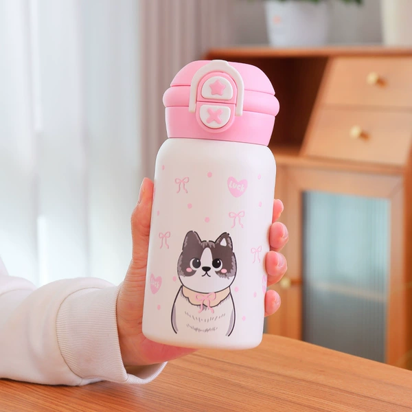 Pink winter kitten HC double drink bounce 500ML [supermarket]