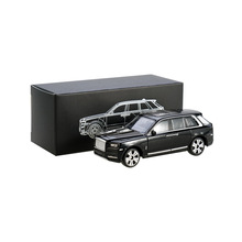 儿童玩具合金小汽车模型 1/64 豪华越野车黑色微缩静态车模