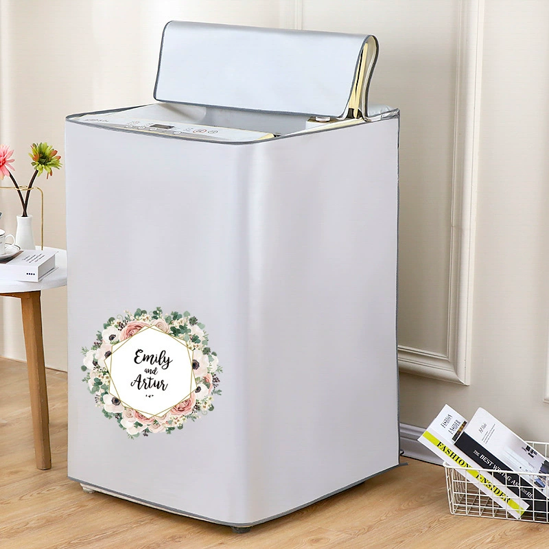 Protective dustproof dust cover for laundry for home use with zipper, custom-made