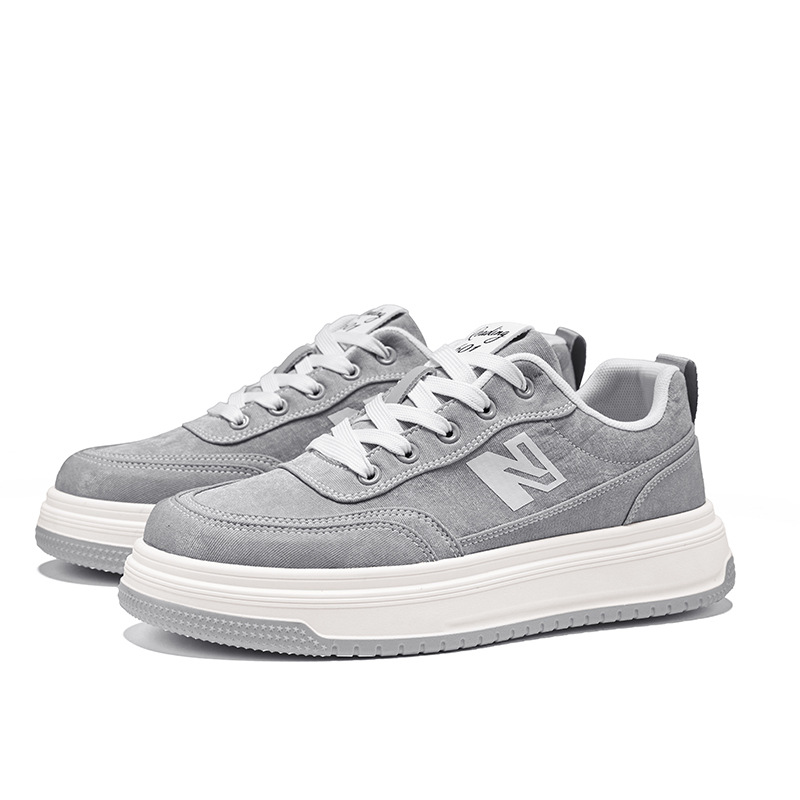 Wow, New Balance men's shoes, N-style trendy thick-soled Hong Kong-style non-slip sneakers, men's casual height-increasing sports white trendy shoes