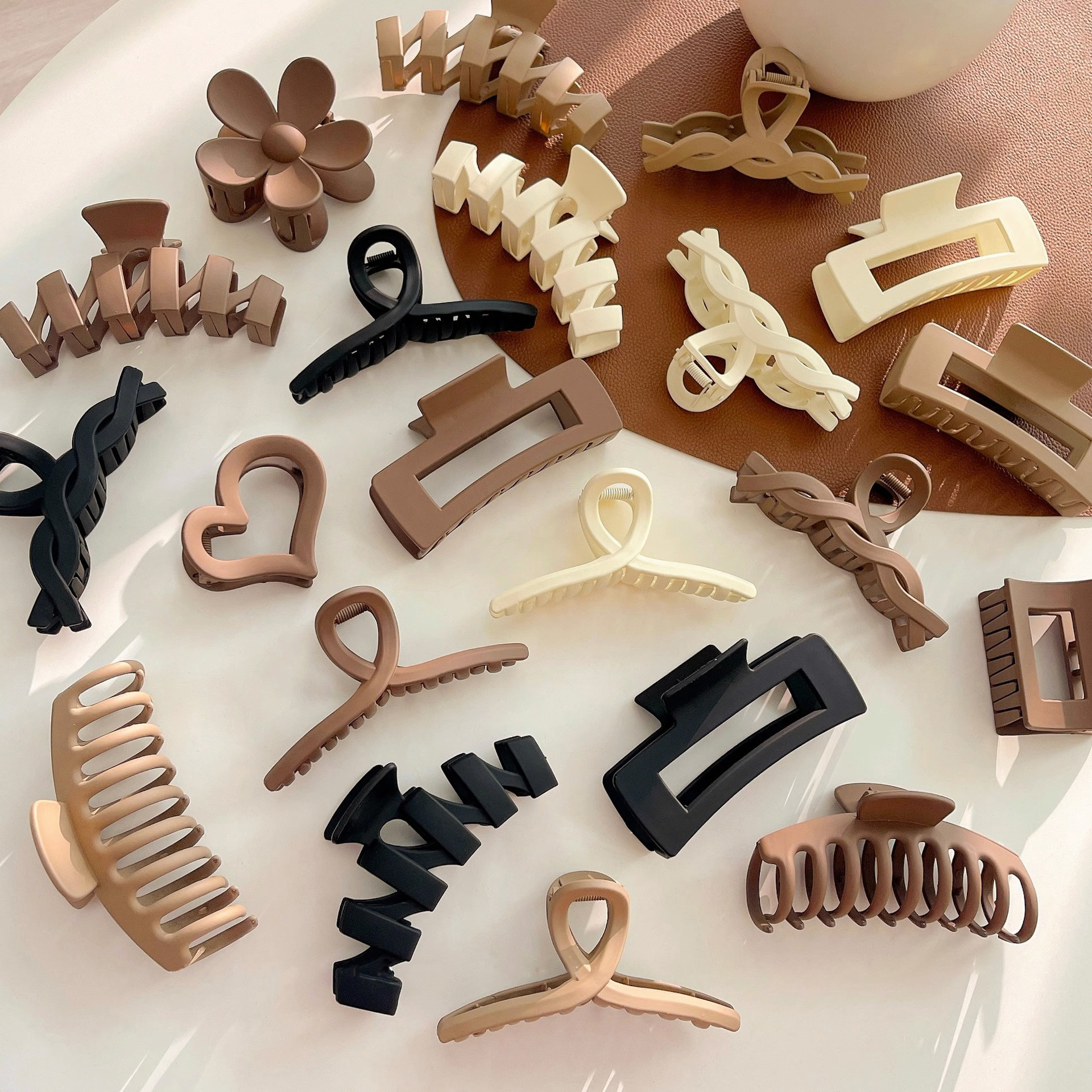 Clip de pelo de las mujeres clip de tiburón grande horquilla accesorios para el cabello 2024 nuevo tocado de horquilla de alta calidad