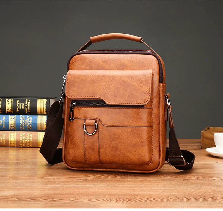 Water repellent shoulder bag, wear-resistant protective bag, capacious one-shoulder bag