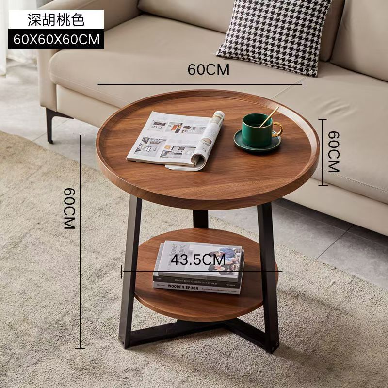 더블 레이어-월넛 색상 60*60*60