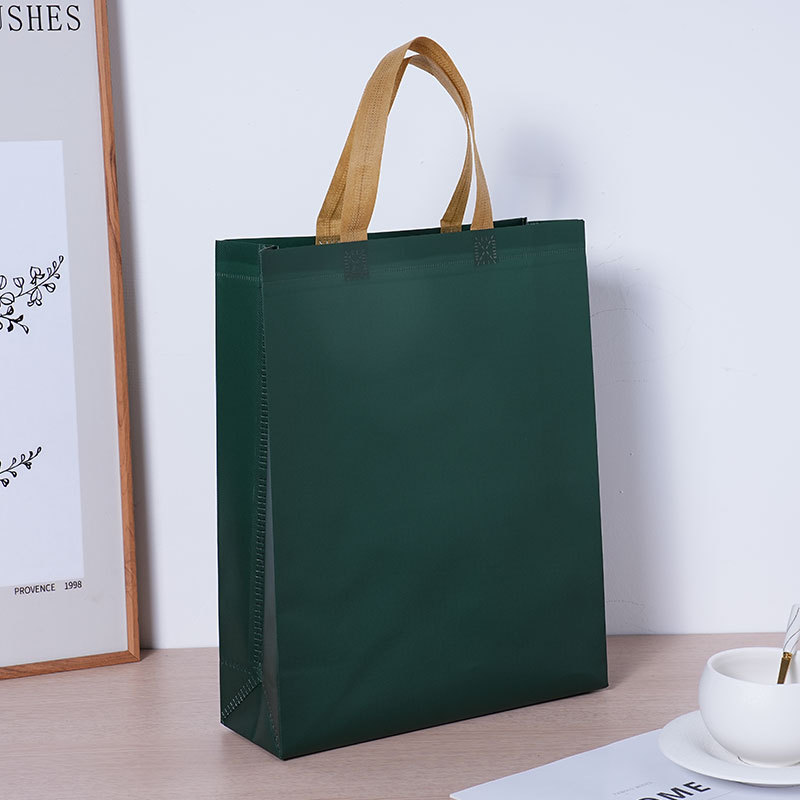 Bolsas de tela no tejida personalizadas ropa de alta calidad película impermeable publicidad de compras bolsas ecológicas personalizadas impresión LOGO