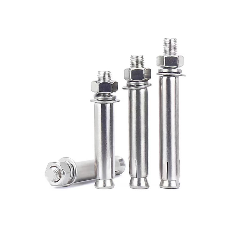 304不锈钢膨胀螺丝加长膨胀螺栓大全国标膨胀钉拉爆膨胀丝M6M8M10