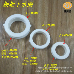 in stock Yaweite plastic water ring plywood layer water outlet ventilation hole furniture hardware accessories wholesale