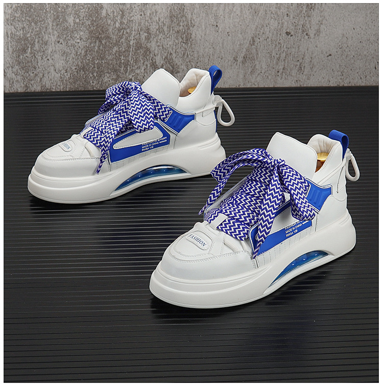 Herrenschuhe, kurze Herrenstiefel, trendige Freizeitschuhe, dicke Sohlen, kurze Jugendstiefel, modische High-Top-Sneaker, Martin-Stiefel für Herren_voghion.com