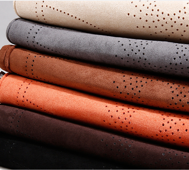 2026 New Cross-Border Hot-Selling Suede Car Seat Cushion Neck Pillow Lumbar Support Rams Breathable Memory Foam Cushion