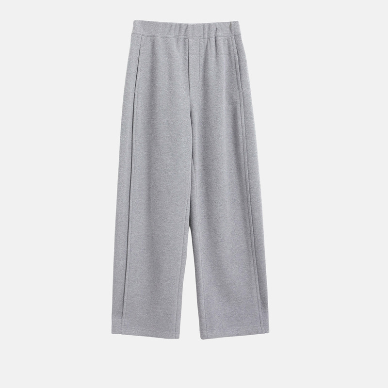 "Airport Pants" Autumn and Winter Quilted Elastic High-Waisted Super Slim Fashionable Straight Casual Pants "Airport Pants" Autumn and Winter Quilted Elastic High-Waisted Super Slim Fashionable Straight Casual Pants