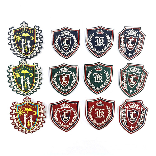 JK shield embroidered badge cute DK school uniform badge Japanese style couple pin embroidered badge