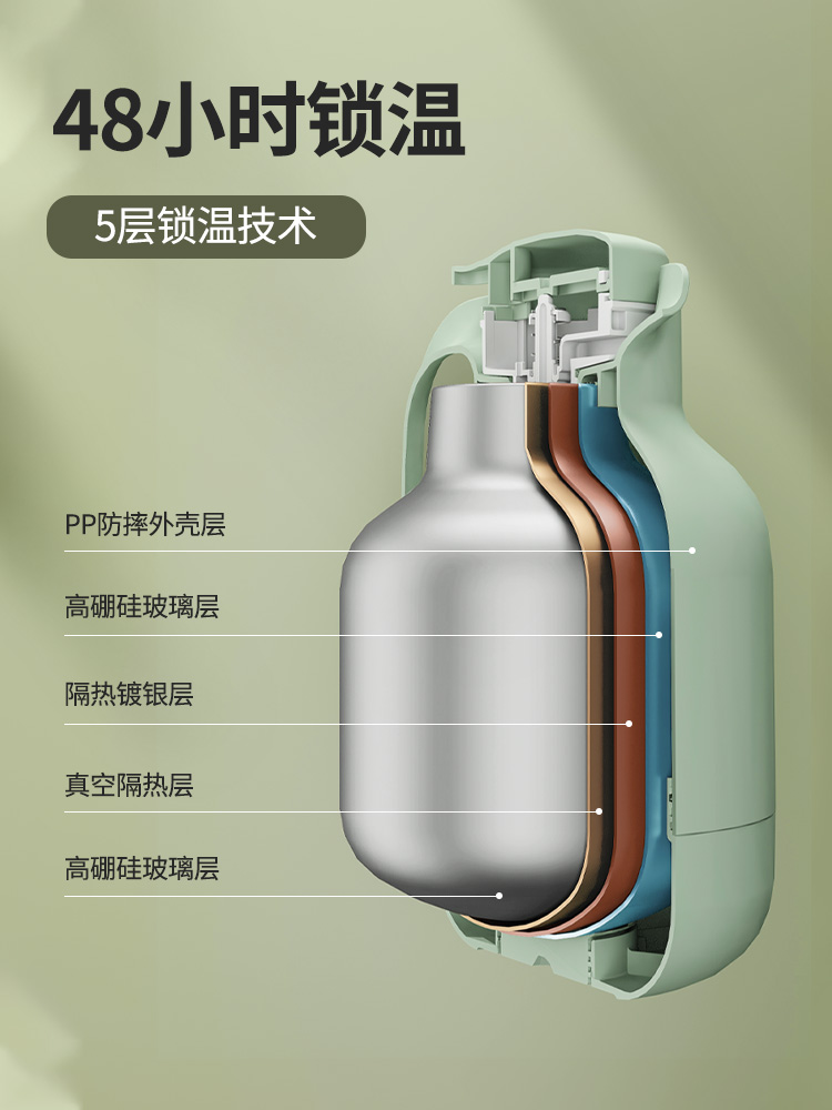 Z3VM吨吨桶保温壶家用大容量运动健身暖水瓶男女玻璃内胆宿舍学生