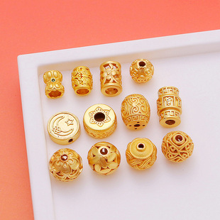 18K����ɫ���������U�����봮���� ��� ����diy�ֹ��Ʒ���