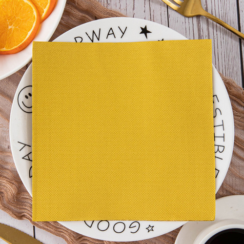 Jiapai solid color napkins party western restaurant supplies paper decoration multi-color square tissue paper factory direct sales printing wholesale