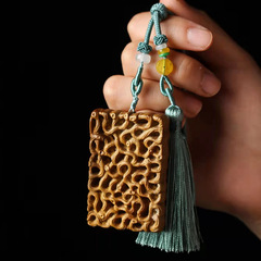 綠檀木路路通461牌掛飾掛件規格4×6×1車掛掛飾木料牌子料無事牌