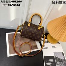 娅莉世家跨境流行小包包女新款复古印花手提枕头包百搭单肩斜挎包