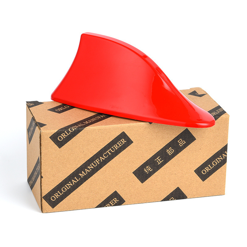 Car Decoration Shark Fin Antenna Without Punching Roof Spoiler Modified Car Radio Signal Enhancement Car Antenna