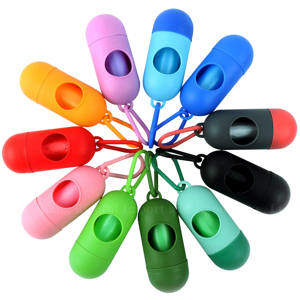 Разлагаемая сумка для сбора корма Amazon собака собирает сумку для дерьма сумка для дерьма толстая сумка для мусора для домашних животных оптом