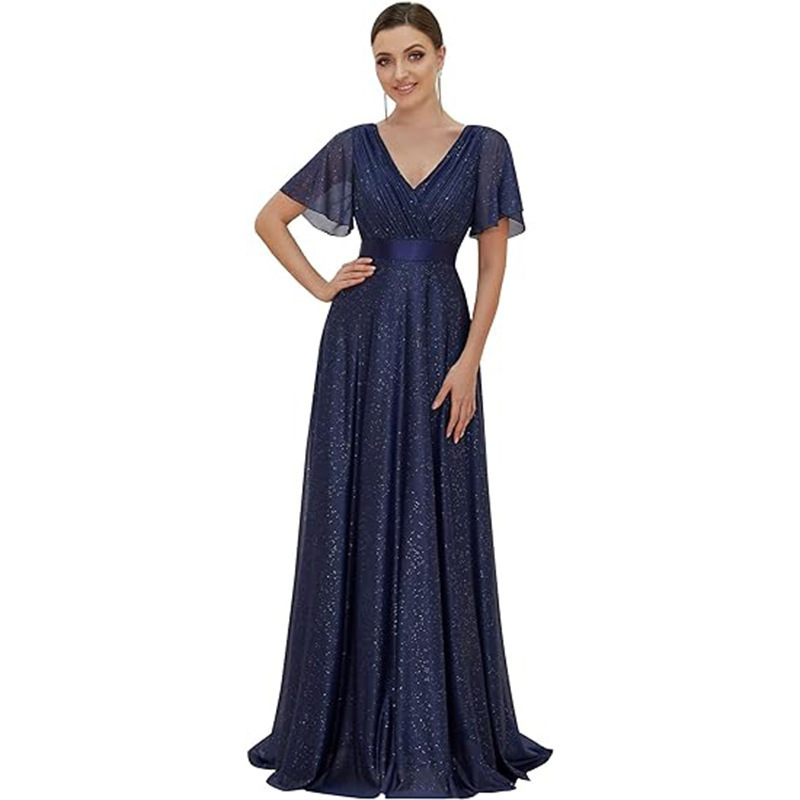 European and American Style New Banquet Host Evening Dress, Long Ball Gown, Simple and Elegant Dress, Summer Sleeveless Dress European and American Style New Banquet Host Evening Dress, Long Ball Gown, Simple and Elegant Dress, Summer Sleeveless Dress