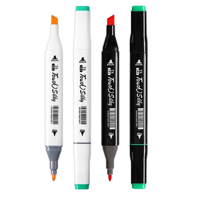 Doble cabeza marcador conjunto de pincel de pintura de arte infantil pincel de secado rápido alcohol acuarela de aceite al por mayor spot