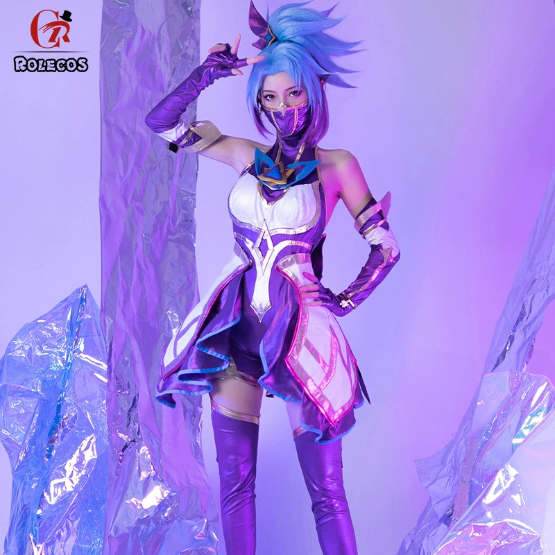 League of Legends (LOL) Star Guardian Акали, косплей-костюм Kasabalinni, комплект