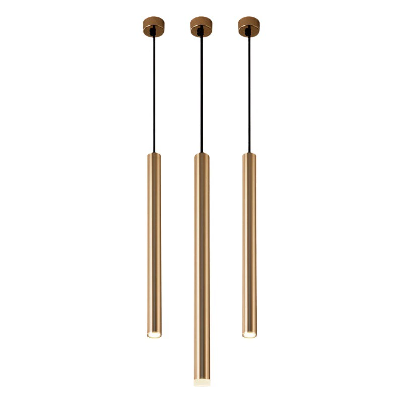 Люстра светодиодная люстра точечный светильник длинная люстра бар ресторан люстра золотой отель цилиндрический прожектор