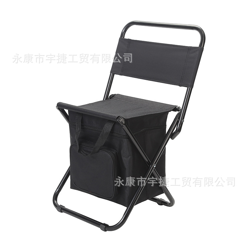 Silla de hielo plegable portátil para exteriores con bolsa de almacenamiento con función de aislamiento del respaldo Silla de pesca de campamento de ocio 3 en 1