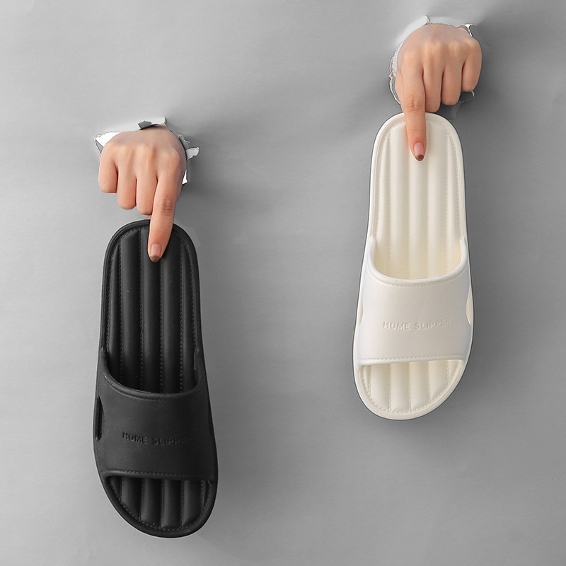 Lightweight Eva Slippers Women's Summer Thick-soled Household Indoor Bath Non-slip Bathroom Soft-soled Home Slippers Men's Summer