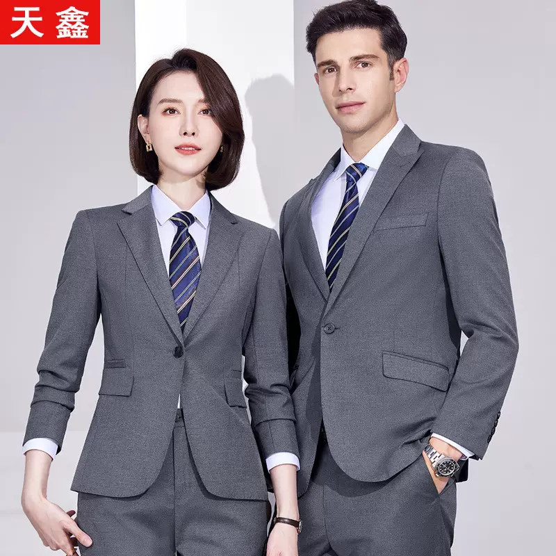 高端职业套装女春秋公务员面试正装酒店经理工作服气质女神范工装