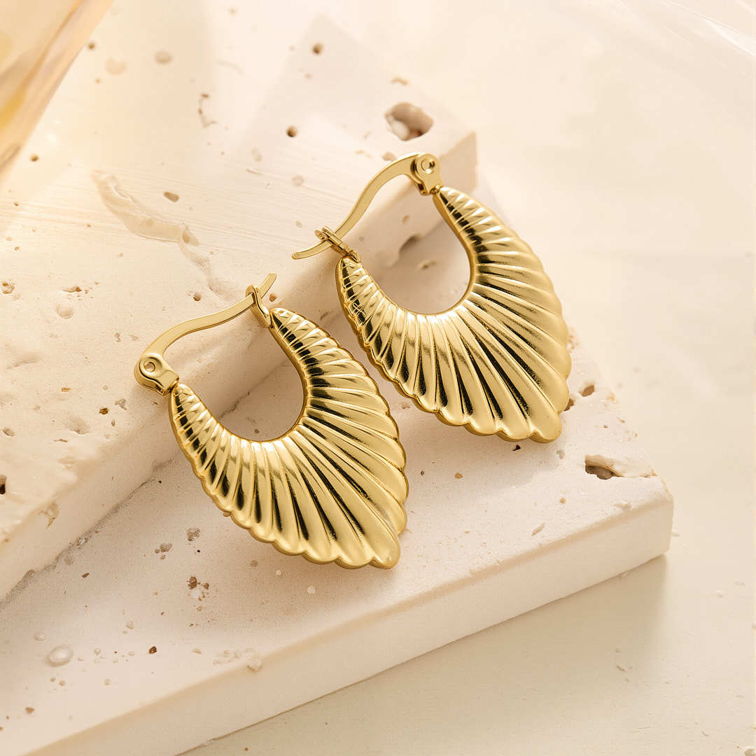 Eh008 earrings gold
